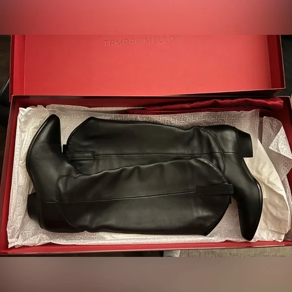 Tamara Mellon Legend 35 Napa knee high Boots - Picture 3 of 5